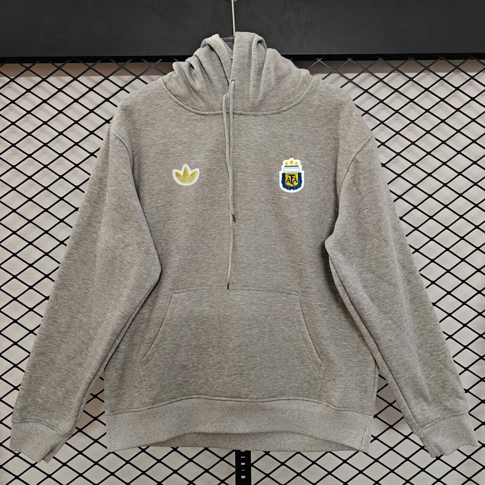 AAA Quality Argentina 26/27 Hoodie - Grey